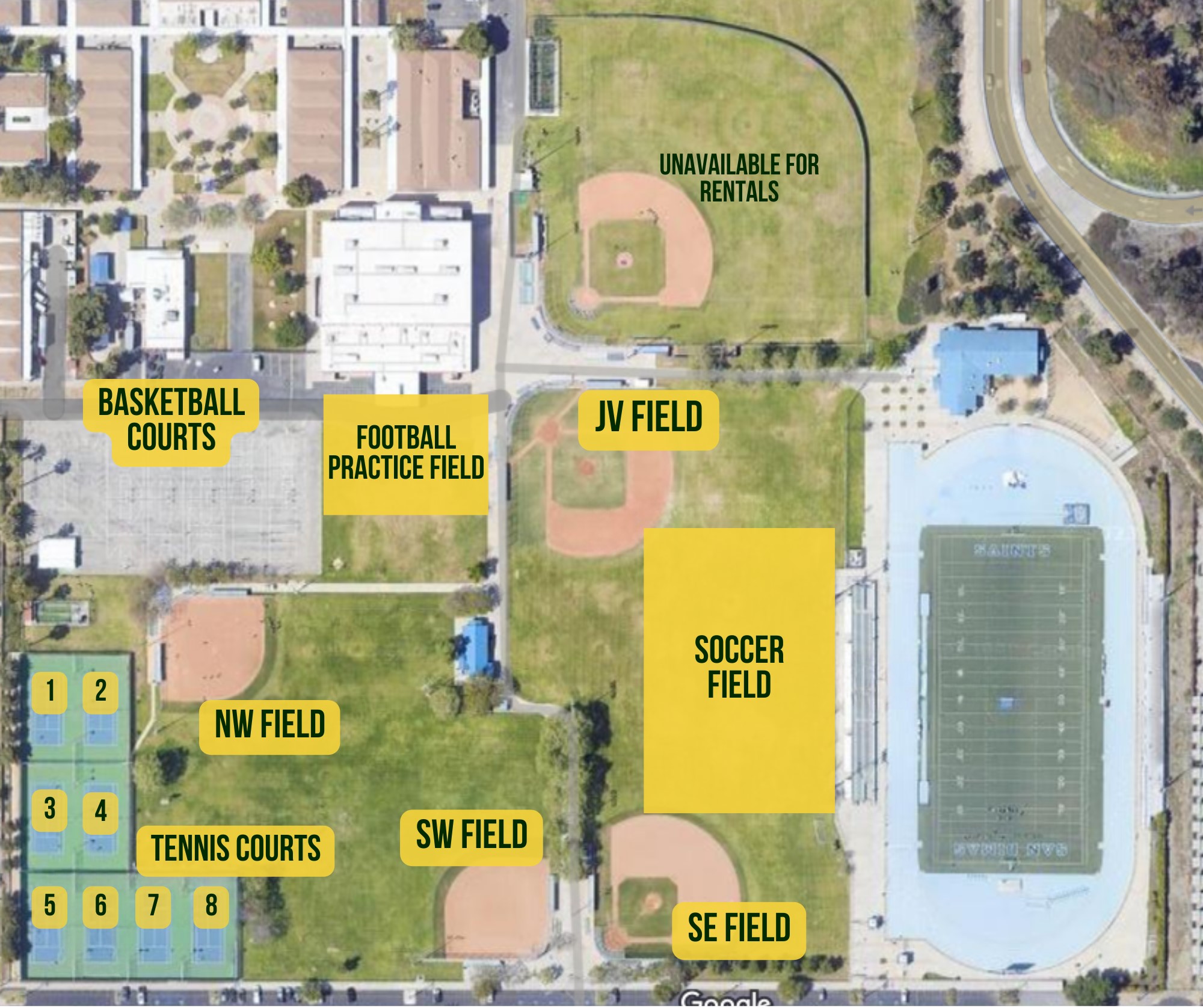 Sportsplex Layout